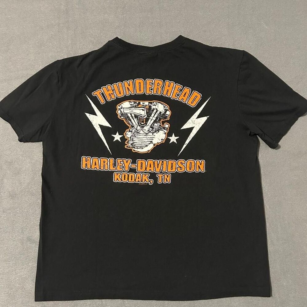 Harley-davidson Men's Black T-shirt